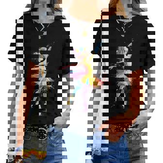 Ballett-Mädchen Bunte Ballerina Tänzerin Damen Mädchen Kinder T-shirt Frauen - Geschenkecke