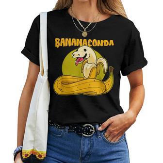 Bananacondachlange Mit Banana Pyjama Anaconda Python T-shirt Frauen - Geschenkecke