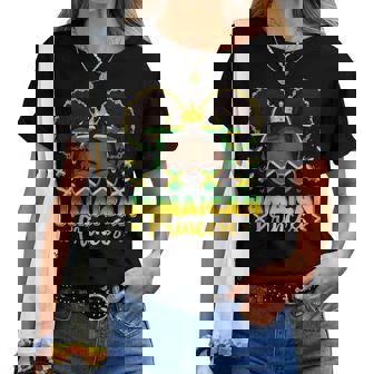 Bandera De Jamaica De Princesa Jamaica Afro Jamaicana Para Niñas Y Es Camiseta de mujer - Regaloses