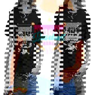 Baseball Nana Ice Cream Drip Softball Player Family Women T-shirt | Mazezy