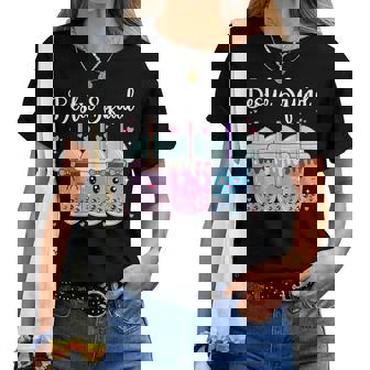 Bestie Squad Bubble Tea Cute Kawaii Friends Lovers Bff Girls Women T-shirt - Thegiftio