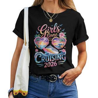Besties Cruise Trip 2026 Nautical Vibes Girls Women T-shirt - Thegiftio UK