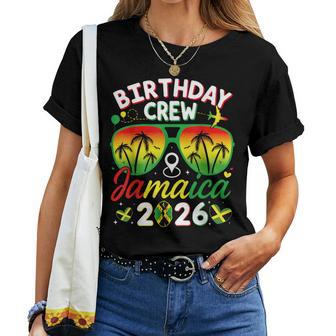 Birthday Crew Jamaica 2026 Family Reunion & Girls Trip Women T-shirt - Thegiftio UK