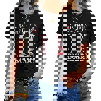 Birthday Girl 11Th Birthday Cherry Coquette Bow 11 Year Old Women T-shirt | Mazezy