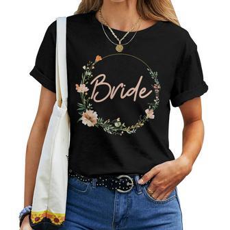 Boho Bride Evjf Couronne Fleurs T-shirt femme - Cadeauxyz