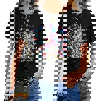 Bosque Encantado Hada Fantasía Mística Floral & Mariposa Camiseta de mujer - Regaloses