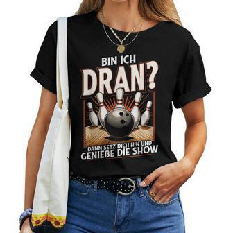 Bowlingspiel Bowlingkugel Bowling T-shirt Frauen - Seseable