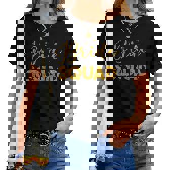 Bridequad Evjf Team Mariée Enterrement Jeune Fille T-shirt femme - Cadeauxyz