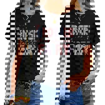 Brother Of The Little Fairy First Birthday Girl Family Party Women T-shirt - Thegiftio