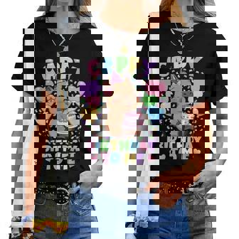 Capybara Birthday Kawaii Girl Cappy Birthday To Me Women T-shirt - Thegiftio