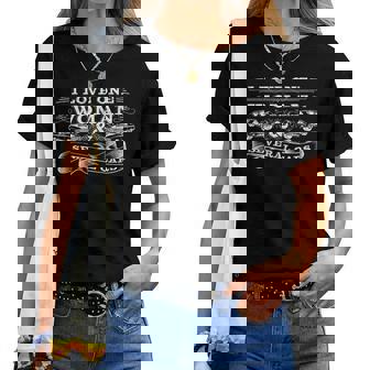 Car Guy Car Mechanic I Love One Woman & Several Cars Women T-shirt | Mazezy