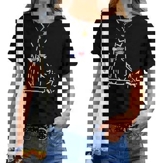 Cat No Kings In America Political Cat Lady Women T-shirt - Thegiftio