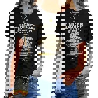 Chargement Cerveau Cadeau Homme Humour Original Drole T-shirt femme - Cadeauxyz