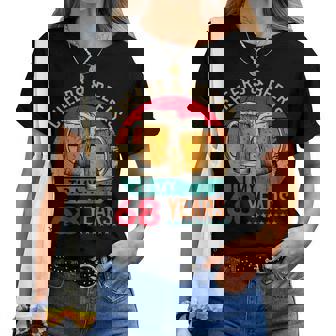 Cheers & Beers To 68 Years 68 Birthday 68Th Bday Men レディースTシャツ - Kawaiitshirt