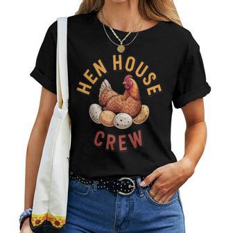 Chicken Hen House Crew For Animal Lovers Women T-shirt | Mazezy