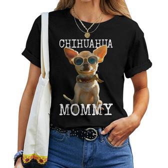 Chihuahua Mommy チワワ ママ ママ 母の日 ママ おもしろ チワワ レディースTシャツ - Kawaiitshirt