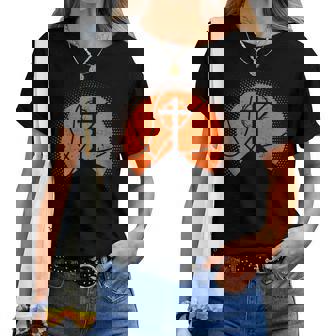 Christian Basketball Jesus Christ Basketball Religious Women T-shirt - Thegiftio