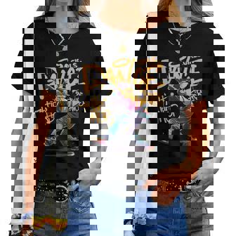 Cool Girls Breakdancing & Hip Hop Music Dancers Graffiti レディースTシャツ - Kawaiitshirt