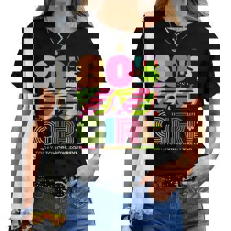 Costume Rétro Rétro Rétro Années 80 Pour Et Fille Manche Longue T-shirt femme - Cadeauxyz