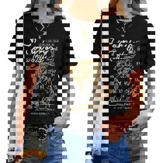 Cowboys And Tequila Country Rodeo Vintage Horse Riding Texas Women T-shirt - Thegiftio