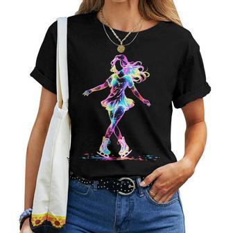 Cute Ice Skating Skater Figure Skating For Girls Women T-shirt - Thegiftio UK