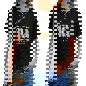 Cute Nicu Nurse Sunflower Bee Neonatal Intensive Care Unit Women T-shirt - Thegiftio