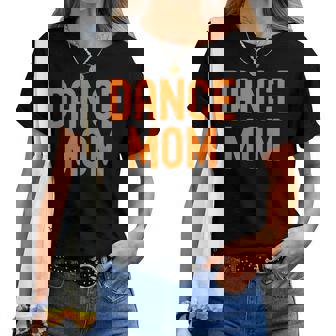 Dance Mom Orange Matching Parents レディースTシャツ - Kawaiitshirt
