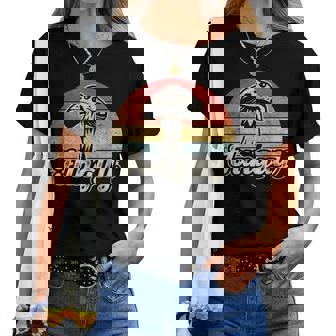 De Arte Retro Funguy Funky Mushroom Camiseta de mujer - Regaloses