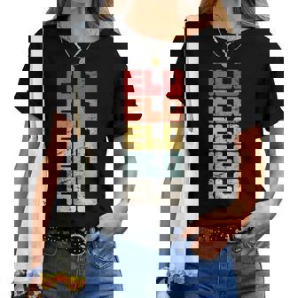 Elo Vintage Retro Name Vintage Retro Boy Girl Women T-shirt - Thegiftio