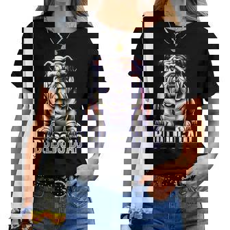 English Bulldog Dad Dog Lover Product For Women Women T-shirt - Thegiftio