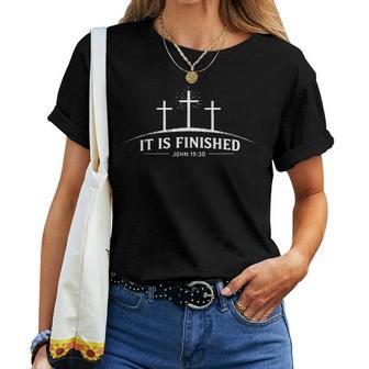 Es Ist Beendet Johannes 19 T-shirt Frauen - Seseable