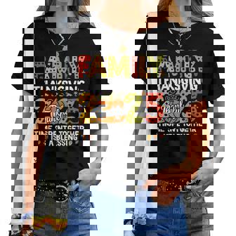 Family Thanksgiving 2025 Thanksgiving Crew Matching Fall Women T-shirt | Mazezy