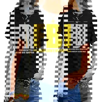 Fbi Bidenの指示に従うアパレル 面白い 男性 女性 レディースTシャツ - Kawaiitshirt