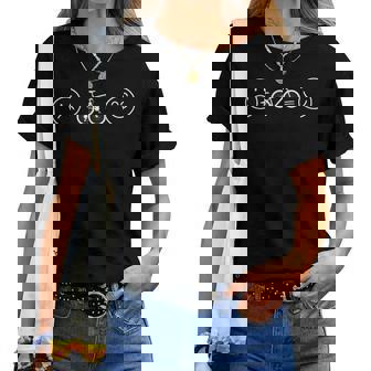 Feliz Con Bicicleta Bicicleta Para Hombres Y Es In Mangas Camiseta de mujer - Regaloses