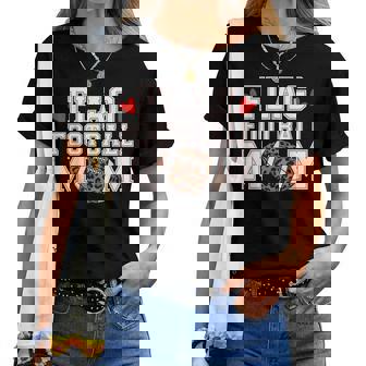 Flag Football Mom Flag Football Player Mom Women T-shirt - Thegiftio