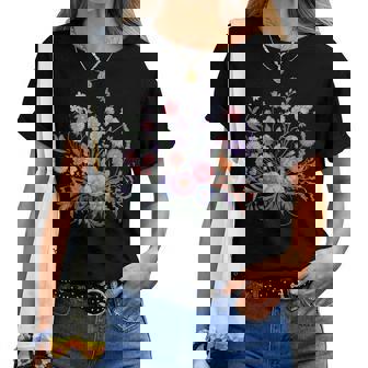 Fleursauvages Nature Fleurs Floral T-shirt femme - Cadeauxyz