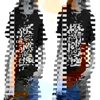 Frase Graciosa Y Divertida Hombre Aeces Pienso Camiseta de mujer - Regaloses