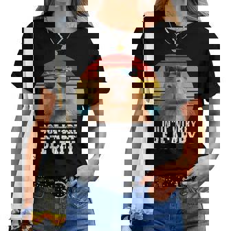 Capybara Be Cappy For Adults Capybara Love Women T-shirt | Mazezy