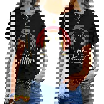 Cat Lady Mommy Cat Lovers Retro La Mejor Mamá De Gatos De La Historia Camiseta de mujer - Regaloses