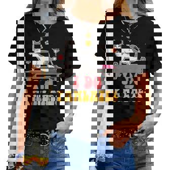 Cat Mom Pilates Woman Workout Yoga Lover I Do Pawlates Women T-shirt | Mazezy