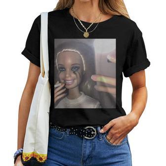Cry Doll Face Meme Women Women T-shirt - Thegiftio UK