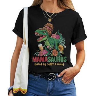 Mom Dinosaur T-Rex Mommy Mamasaurus Women T-shirt | Mazezy