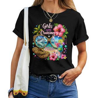 Girls Gone Cruising 2026 Tropical Vacation Party Trip Women T-shirt - Thegiftio