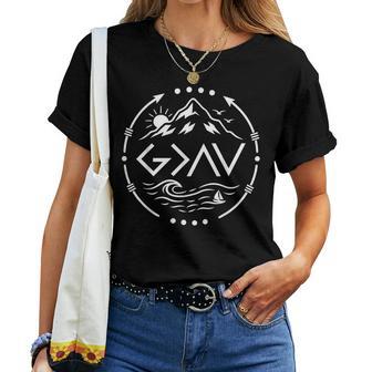 God Is Faithful More Than Highs And Lows Christian Women T-shirt - Thegiftio UK