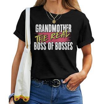 Grandma Nonna Cuello Camiseta de mujer - Regaloses