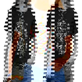 Graphique Adn Indien Amérindien Pour Homme Et Manche Longue T-shirt femme - Cadeauxyz