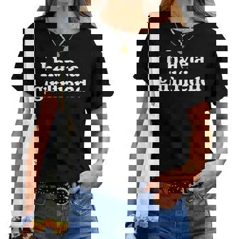 I Have A Girlfriend · 私にはガールフレンドがいます レディースTシャツ - Kawaiitshirt