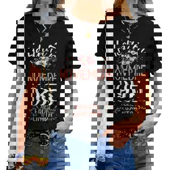 Hecha En Noviembre 1985 Regalo 40 Años Cumpleaños Camiseta de mujer - Regaloses