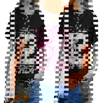 Hello Twelve Est 2014 Rosa Kokettechleife 12 Geburtstag Mädchen T-shirt Frauen - Geschenkecke