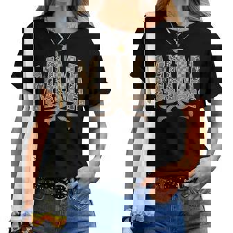 Hunting Mama Coquette Camo Checkered Camouflage Mother's Day Women T-shirt - Thegiftio